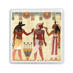 Egyptian Design Man Woman Priest Memory Card Reader (square) by Sapixe