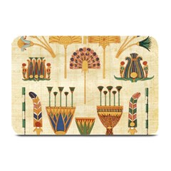 Egyptian Paper Papyrus Hieroglyphs Plate Mats by Sapixe