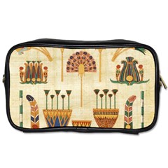 Egyptian Paper Papyrus Hieroglyphs Toiletries Bag (two Sides)