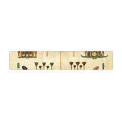 Egyptian Paper Papyrus Hieroglyphs Flano Scarf (mini) by Sapixe