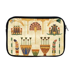 Egyptian Paper Papyrus Hieroglyphs Apple Macbook Pro 17  Zipper Case by Sapixe