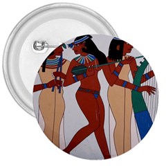 Egypt Fresco Mural Decoration 3  Buttons by Sapixe