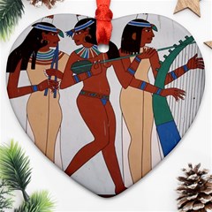 Egypt Fresco Mural Decoration Ornament (heart)