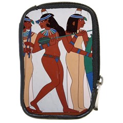 Egypt Fresco Mural Decoration Compact Camera Leather Case by Sapixe