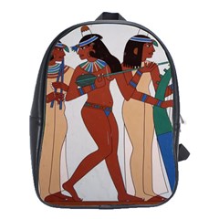 Egypt Fresco Mural Decoration School Bag (large) by Sapixe