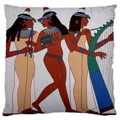 Egypt Fresco Mural Decoration Standard Flano Cushion Case (two Sides) by Sapixe