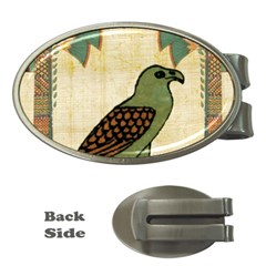 Egyptian Paper Papyrus Bird Money Clips (oval)  by Sapixe