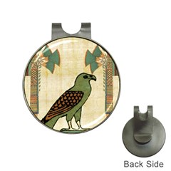 Egyptian Paper Papyrus Bird Hat Clips With Golf Markers by Sapixe