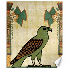 Egyptian Paper Papyrus Bird Canvas 8  X 10  by Sapixe