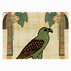 Egyptian Paper Papyrus Bird Large Glasses Cloth (2 Sides) by Sapixe