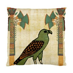 Egyptian Paper Papyrus Bird Standard Cushion Case (two Sides) by Sapixe