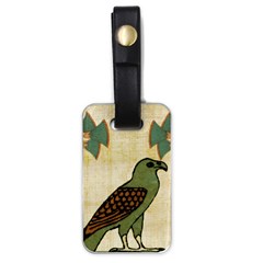 Egyptian Paper Papyrus Bird Luggage Tag (one Side) by Sapixe