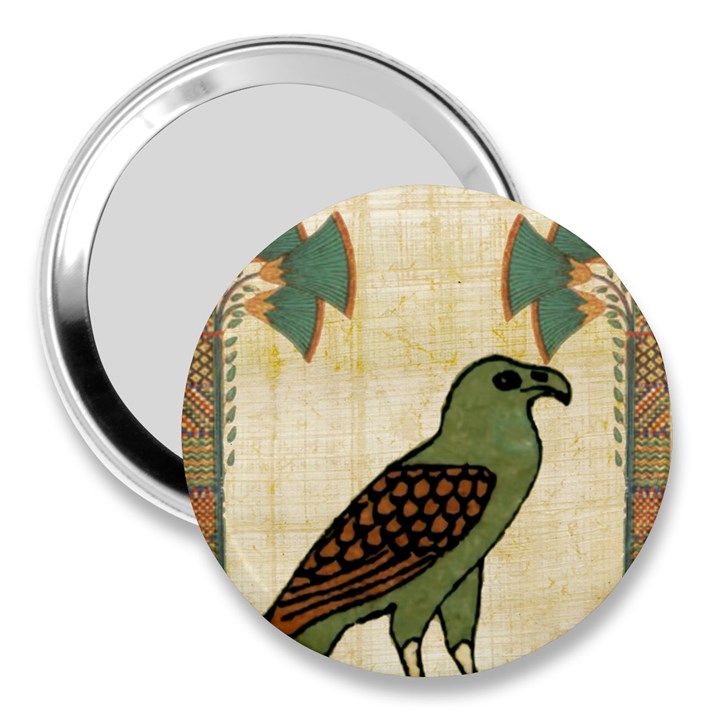 Egyptian Paper Papyrus Bird 3  Handbag Mirrors