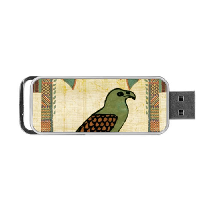 Egyptian Paper Papyrus Bird Portable USB Flash (Two Sides)