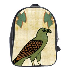 Egyptian Paper Papyrus Bird School Bag (xl) by Sapixe