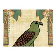 Egyptian Paper Papyrus Bird Double Sided Flano Blanket (mini)  by Sapixe