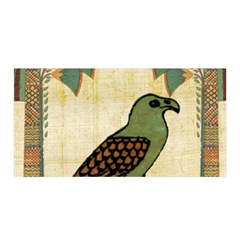 Egyptian Paper Papyrus Bird Satin Wrap by Sapixe