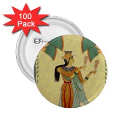 Egyptian Design Man Artifact Royal 2 25  Buttons (100 Pack)  by Sapixe