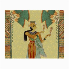 Egyptian Design Man Artifact Royal Small Glasses Cloth by Sapixe