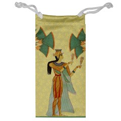 Egyptian Design Man Artifact Royal Jewelry Bag by Sapixe