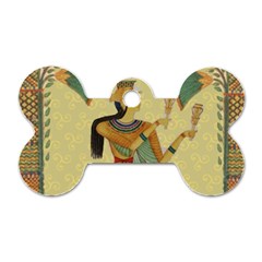 Egyptian Design Man Artifact Royal Dog Tag Bone (two Sides) by Sapixe