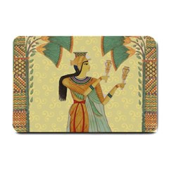 Egyptian Design Man Artifact Royal Small Doormat  by Sapixe