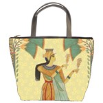 Egyptian Design Man Artifact Royal Bucket Bag Front