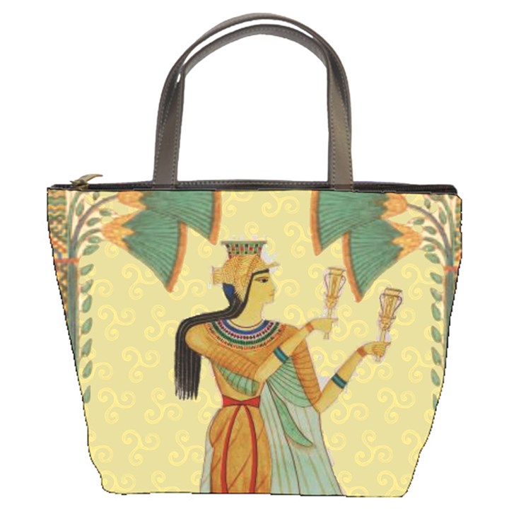 Egyptian Design Man Artifact Royal Bucket Bag