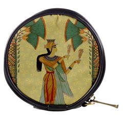 Egyptian Design Man Artifact Royal Mini Makeup Bag by Sapixe