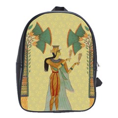 Egyptian Design Man Artifact Royal School Bag (large) by Sapixe