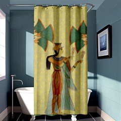 Egyptian Design Man Artifact Royal Shower Curtain 36  X 72  (stall)  by Sapixe