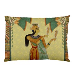 Egyptian Design Man Artifact Royal Pillow Case (two Sides) by Sapixe