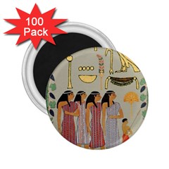 Egyptian Paper Women Child Owl 2 25  Magnets (100 Pack)  by Sapixe