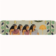 Egyptian Paper Women Child Owl Large Bar Mats by Sapixe