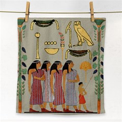 Egyptian Paper Women Child Owl Face Towel by Sapixe