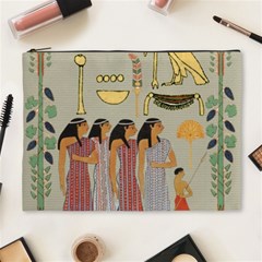 Egyptian Paper Women Child Owl Cosmetic Bag (xl) by Sapixe