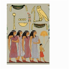 Egyptian Paper Women Child Owl Large Garden Flag (two Sides) by Sapixe