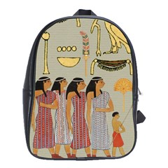 Egyptian Paper Women Child Owl School Bag (xl) by Sapixe