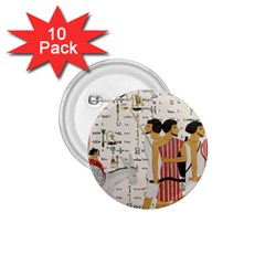 Egyptian Design Men Worker Slaves 1 75  Buttons (10 Pack) by Sapixe