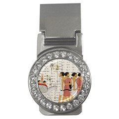 Egyptian Design Men Worker Slaves Money Clips (cz)  by Sapixe