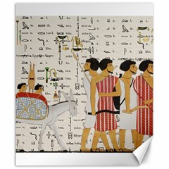 Egyptian Design Men Worker Slaves Canvas 20  X 24  by Sapixe