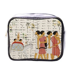 Egyptian Design Men Worker Slaves Mini Toiletries Bag (one Side) by Sapixe