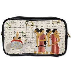 Egyptian Design Men Worker Slaves Toiletries Bag (one Side) by Sapixe