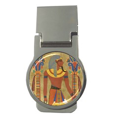 Egyptian Tutunkhamun Pharaoh Design Money Clips (round)  by Sapixe