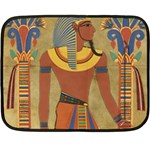 Egyptian Tutunkhamun Pharaoh Design Fleece Blanket (Mini) 35 x27  Blanket