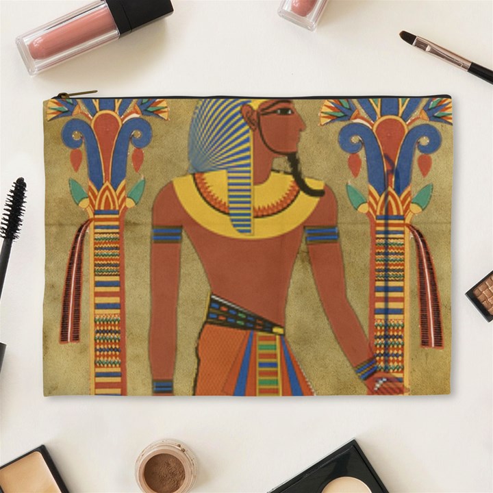 Egyptian Tutunkhamun Pharaoh Design Cosmetic Bag (XL)