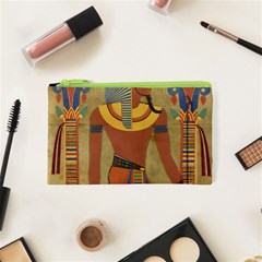 Egyptian Tutunkhamun Pharaoh Design Cosmetic Bag (xs) by Sapixe