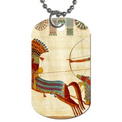 Egyptian Tutunkhamun Pharaoh Design Dog Tag (one Side) by Sapixe