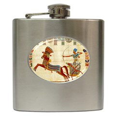 Egyptian Tutunkhamun Pharaoh Design Hip Flask (6 Oz) by Sapixe