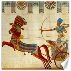 Egyptian Tutunkhamun Pharaoh Design Canvas 16  X 16  by Sapixe